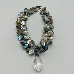 CODI Jewelry Abalone Mother of Pearl Choker Necklace